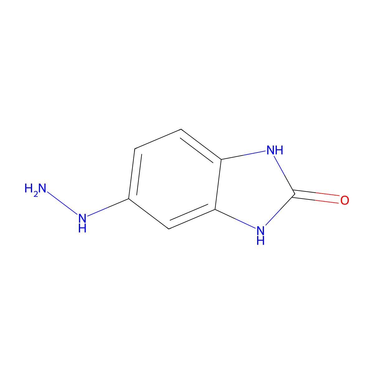 2H-Benzimidazol-2-one, 5-hydrazino-1,3-dihydro- molecular structure, CAS 773837-68-6