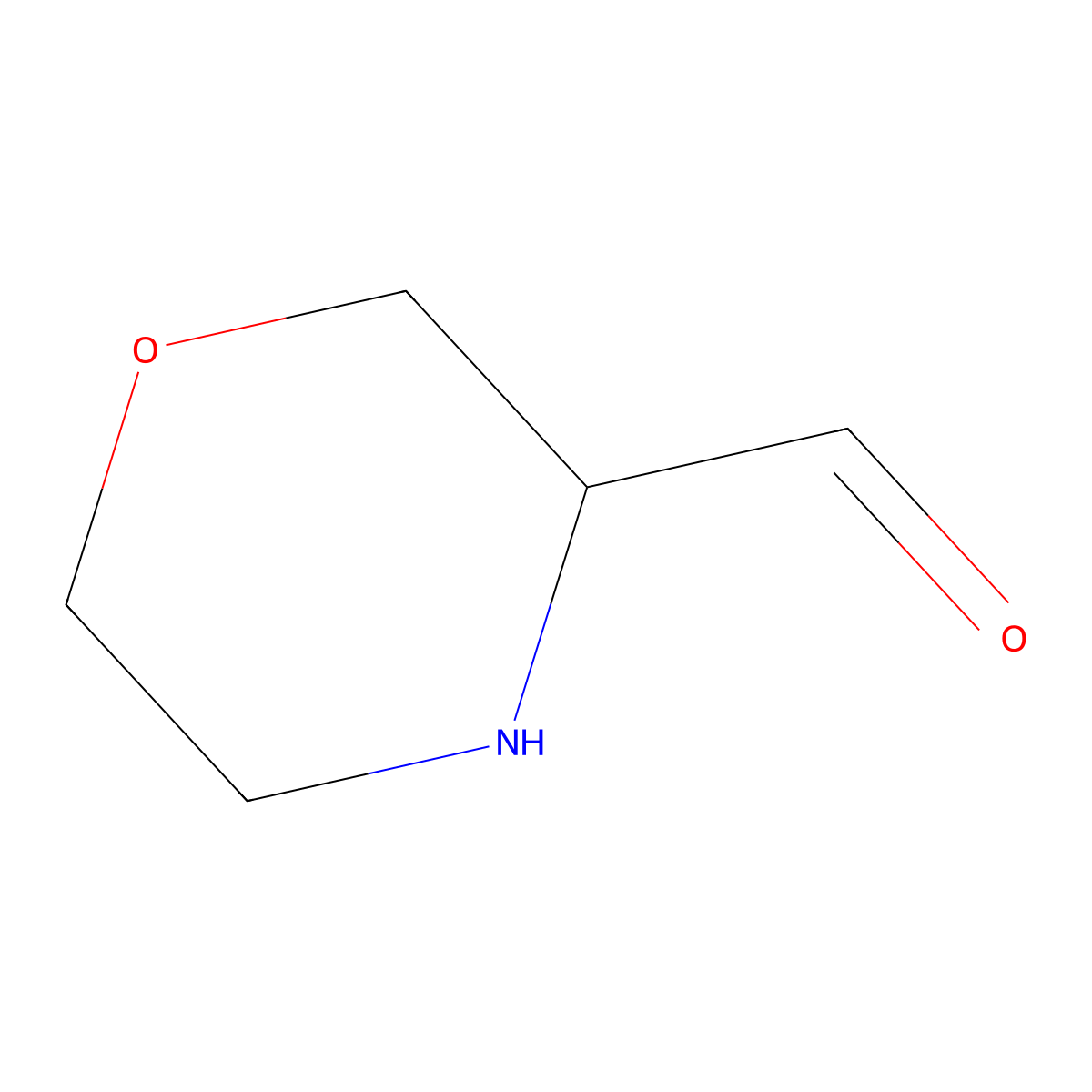 Morpholine-3-carbaldehyde molecular structure, CAS 773866-78-7