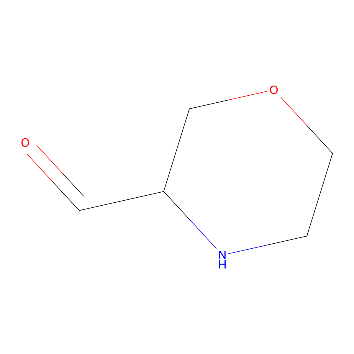 Morpholine-3-carbaldehyde molecular structure, CAS 773866-78-7