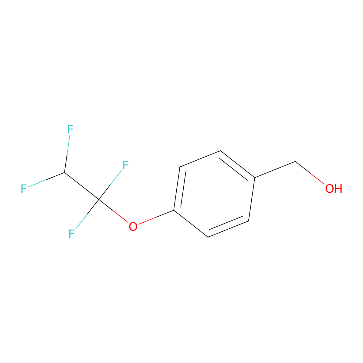 (4-(1,1,2,2-Tetrafluoroethoxy)phenyl)methanol molecular structure, CAS 773868-39-6