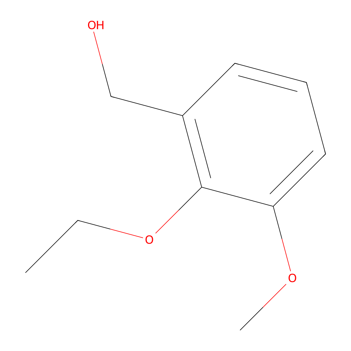 (2-Ethoxy-3-methoxyphenyl)methanol molecular structure, CAS 773868-83-0