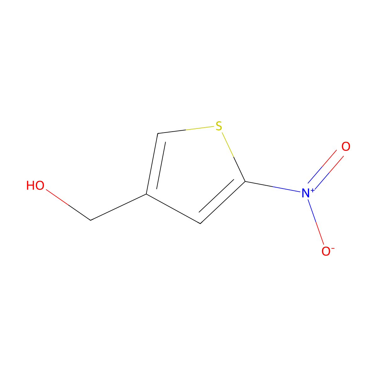 (5-Nitrothiophen-3-yl)methanol molecular structure, CAS 773869-37-7