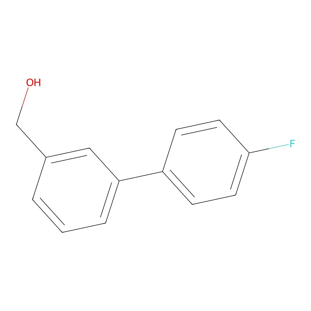 (3-(4-Fluorophenyl)phenyl)methanol molecular structure, CAS 773871-79-7