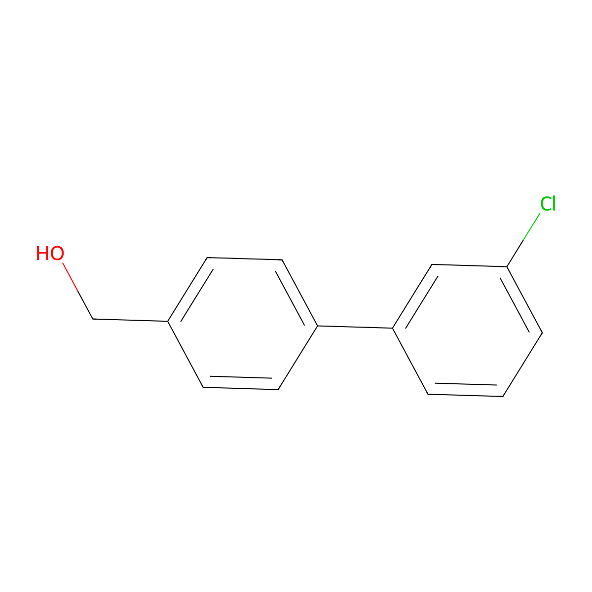 4-(3-Chlorophenyl)benzyl alcohol molecular structure, CAS 773872-31-4