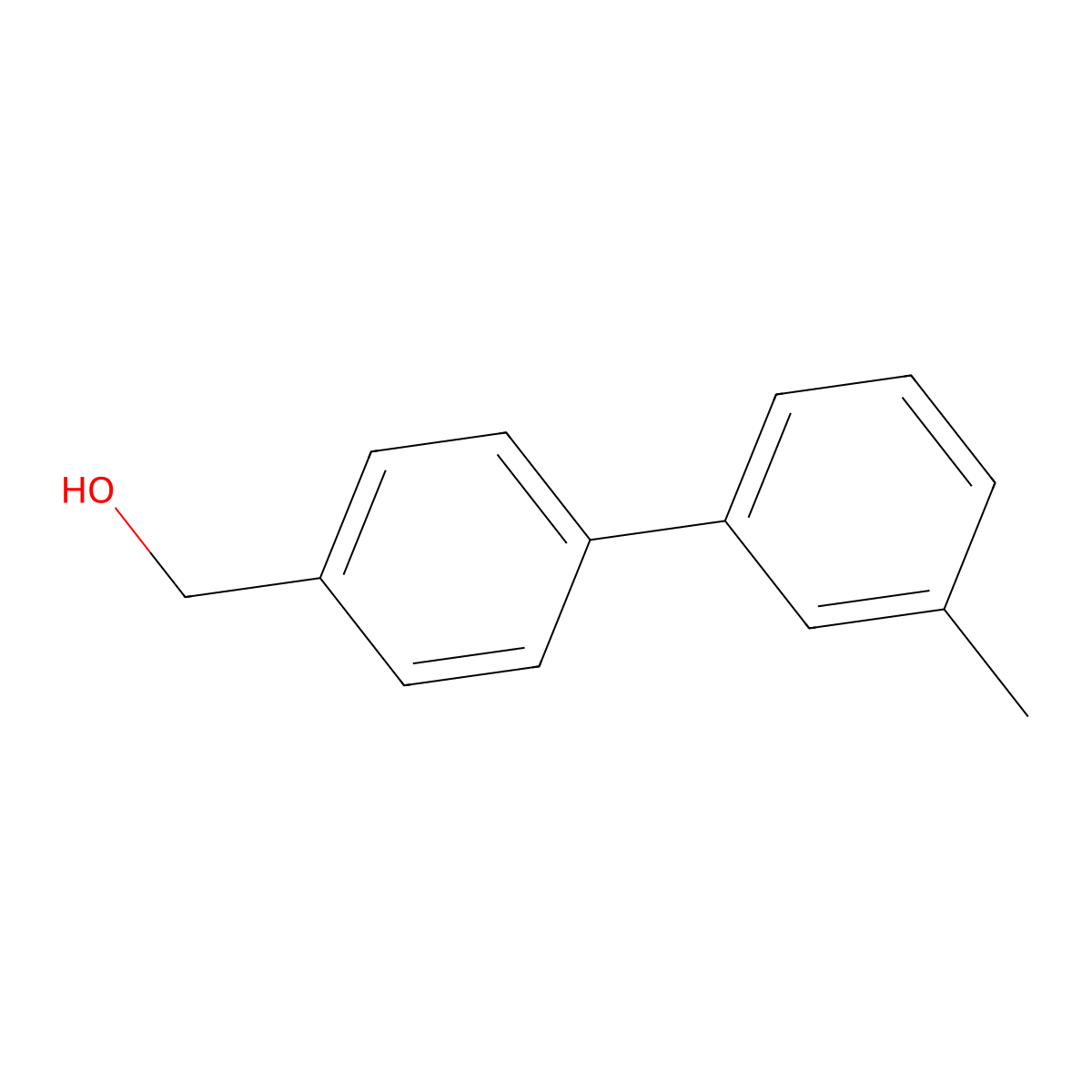(3'-Methyl-[1,1'-biphenyl]-4-yl)methanol molecular structure, CAS 773872-33-6