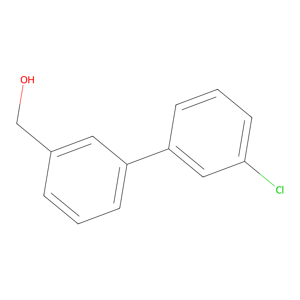 (3'-Chloro-[1,1'-biphenyl]-3-yl)methanol molecular structure, CAS 773872-37-0