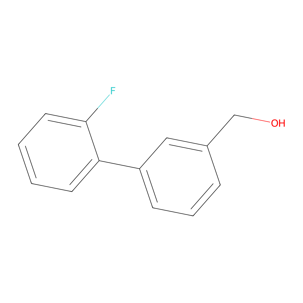 [3-(2-Fluorophenyl)phenyl]methanol molecular structure, CAS 773872-55-2