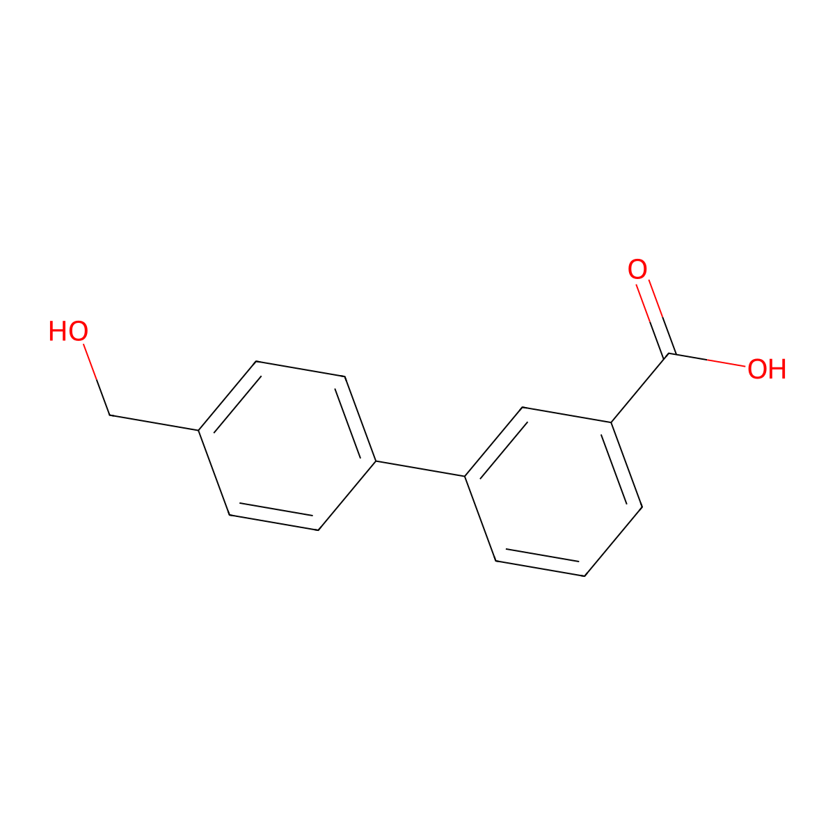 4'-(Hydroxymethyl)-[1,1'-biphenyl]-3-carboxylic acid molecular structure, CAS 773872-69-8