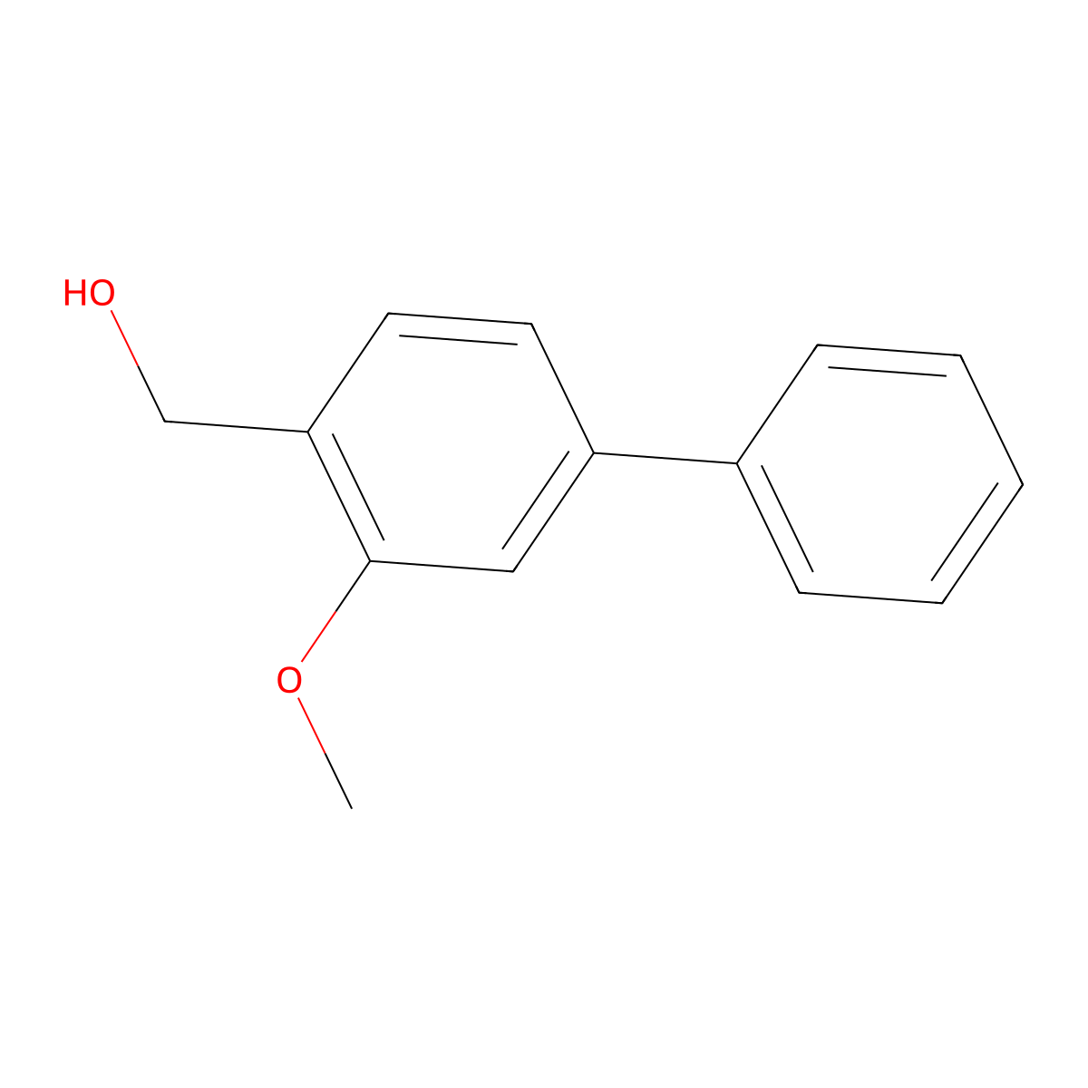 (3-Methoxy-1,1'-biphenyl-4-yl)methanol molecular structure, CAS 773872-87-0