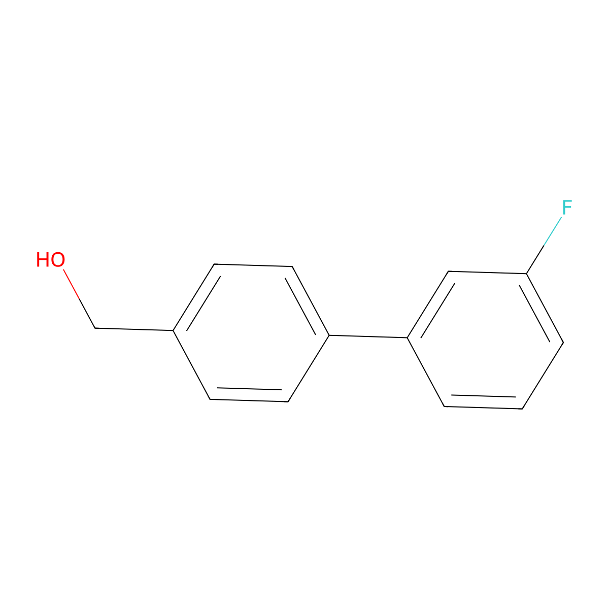 (3'-Fluoro-[1,1'-biphenyl]-4-YL)methanol molecular structure, CAS 773873-05-5