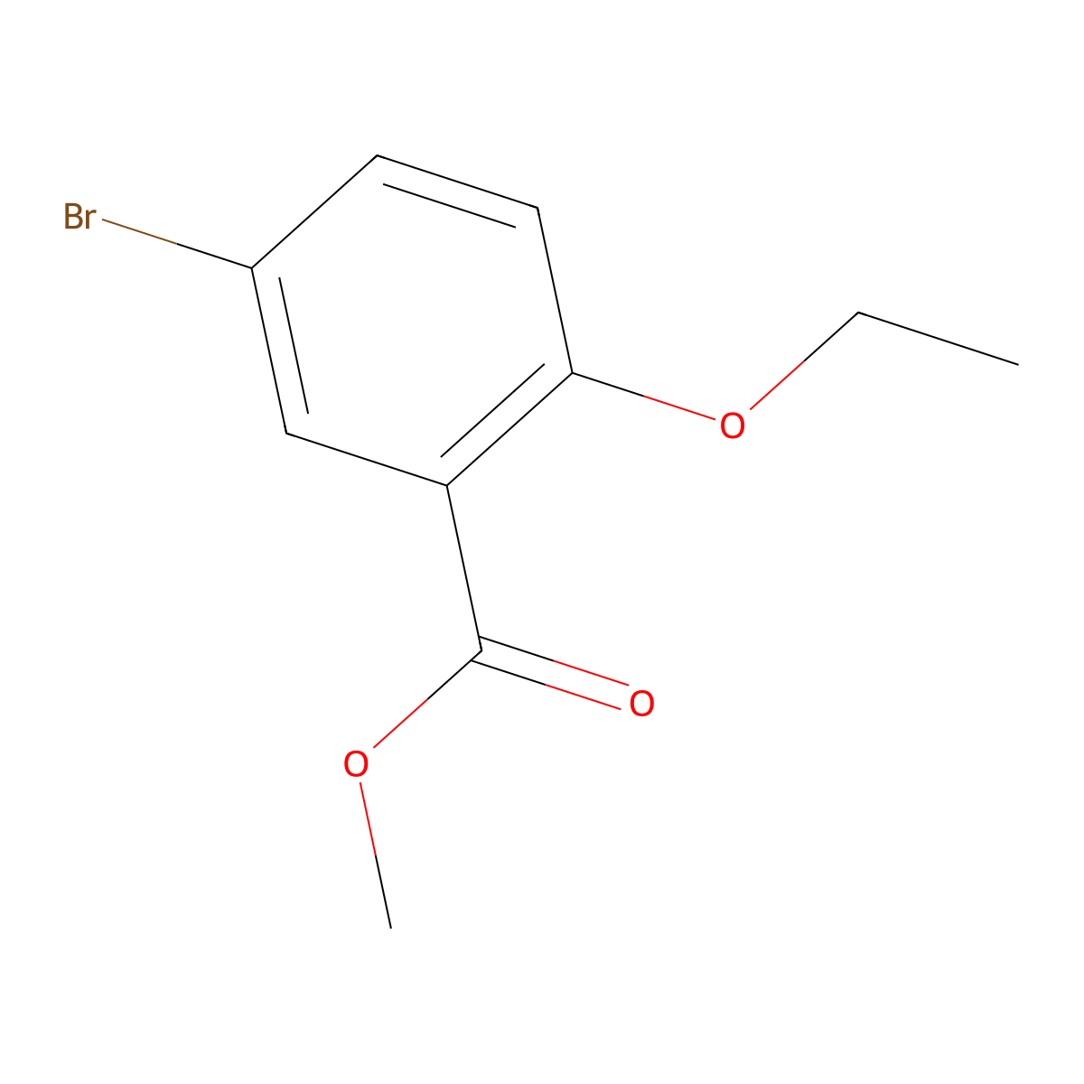 Methyl 5-bromo-2-ethoxybenzoate molecular structure, CAS 773873-65-7