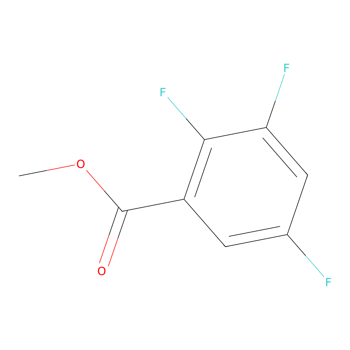 Methyl 2,3,5-trifluorobenzoate molecular structure, CAS 773873-73-7