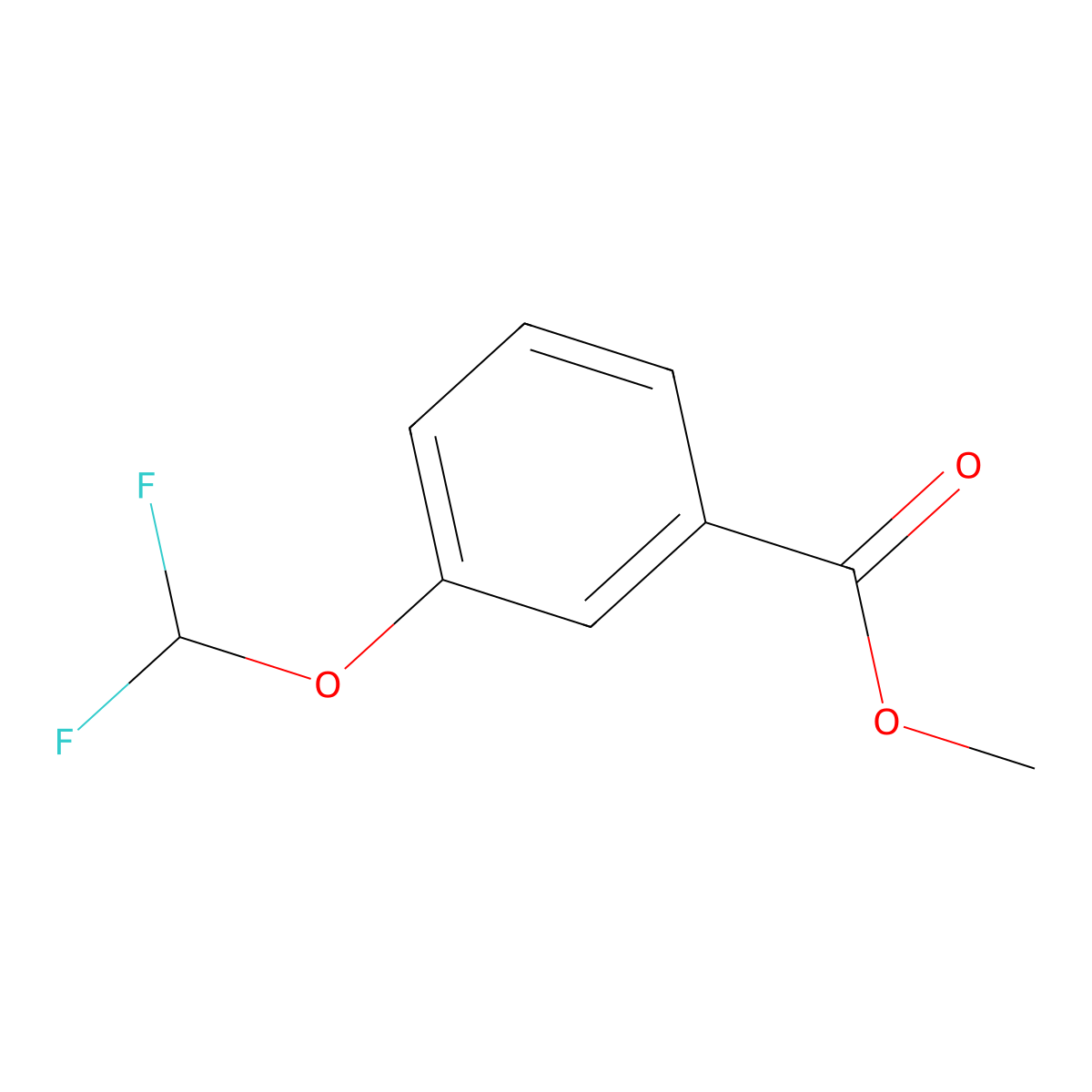 Methyl 3-(difluoromethoxy)benzoate molecular structure, CAS 773873-87-3