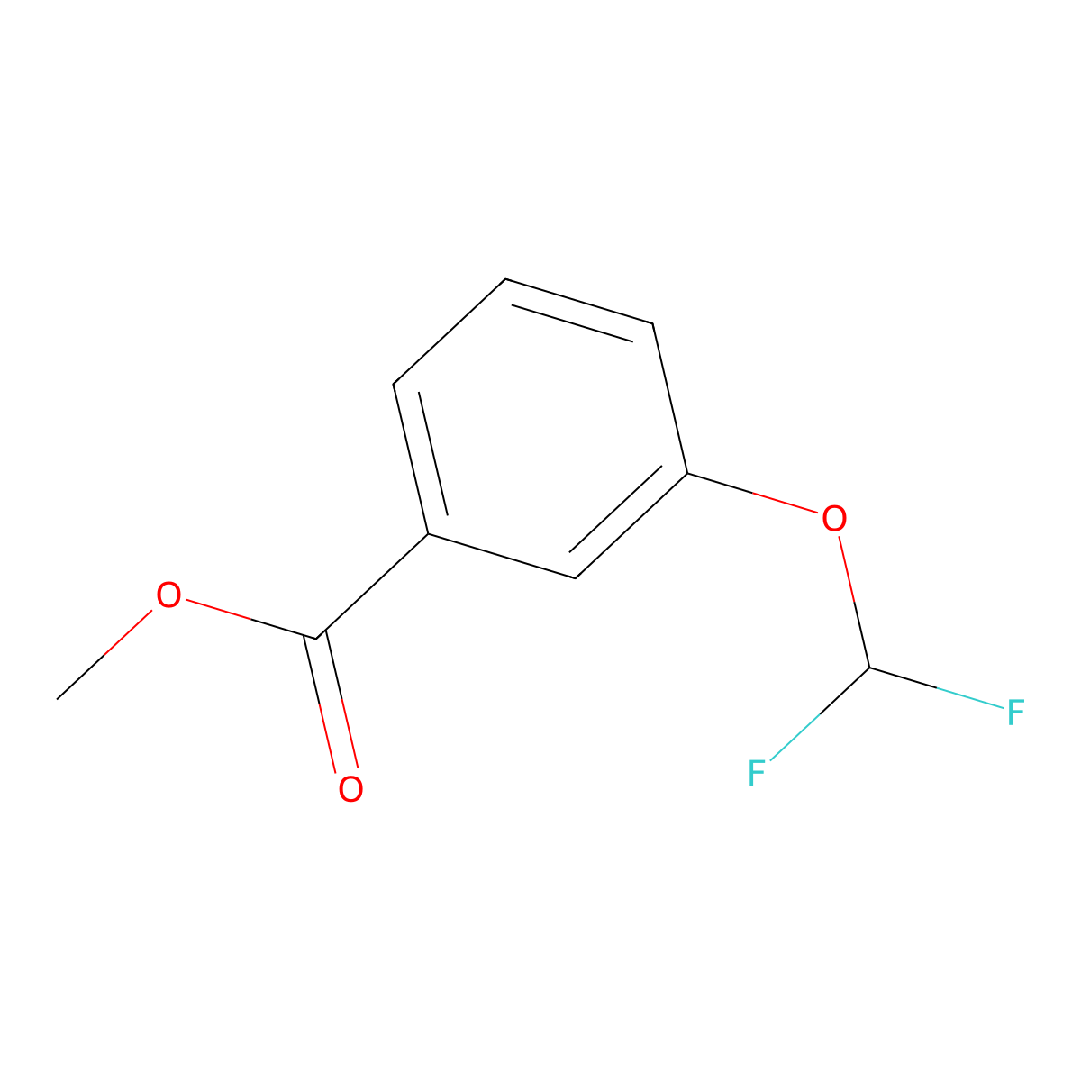 Methyl 3-(difluoromethoxy)benzoate molecular structure, CAS 773873-87-3