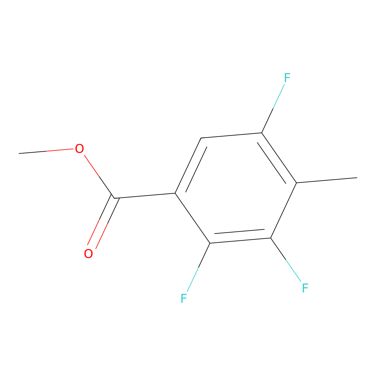 Methyl 2,3,5-trifluoro-4-methylbenzoate molecular structure, CAS 773874-17-2