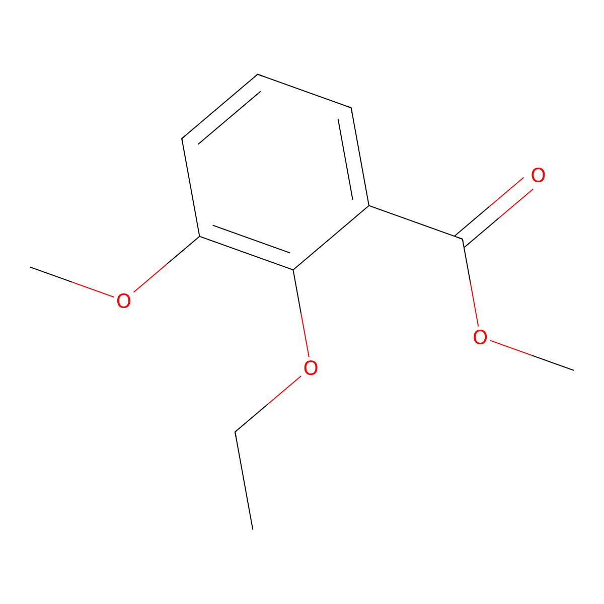 Methyl 2-ethoxy-3-methoxybenzoate molecular structure, CAS 773874-31-0