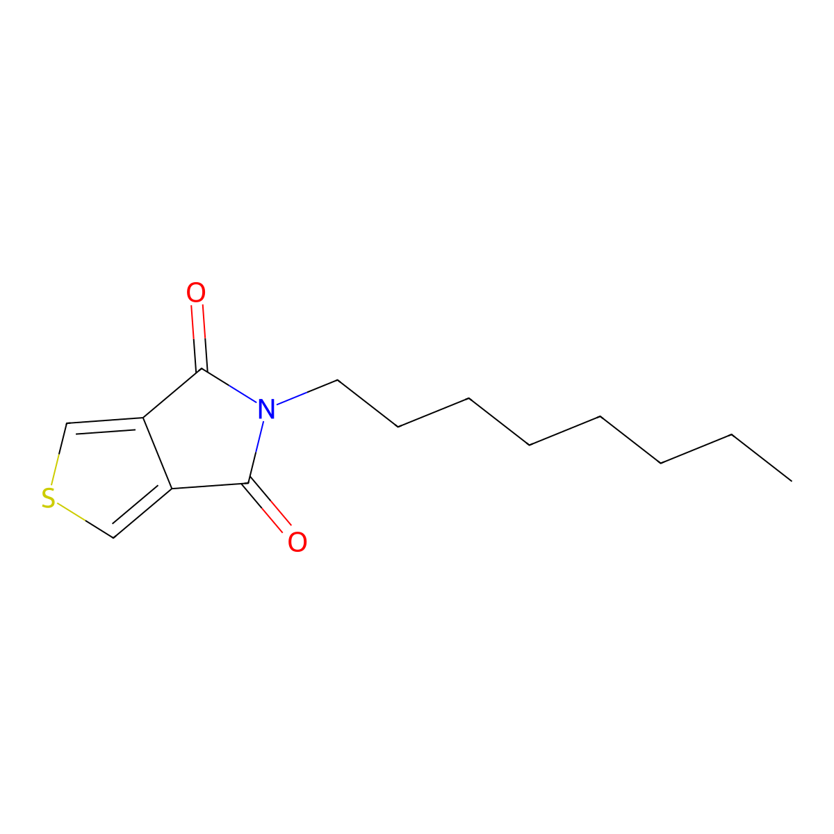 5-Octyl-4H-thieno[3,4-c]pyrrole-4,6(5H)-dione molecular structure, CAS 773881-43-9
