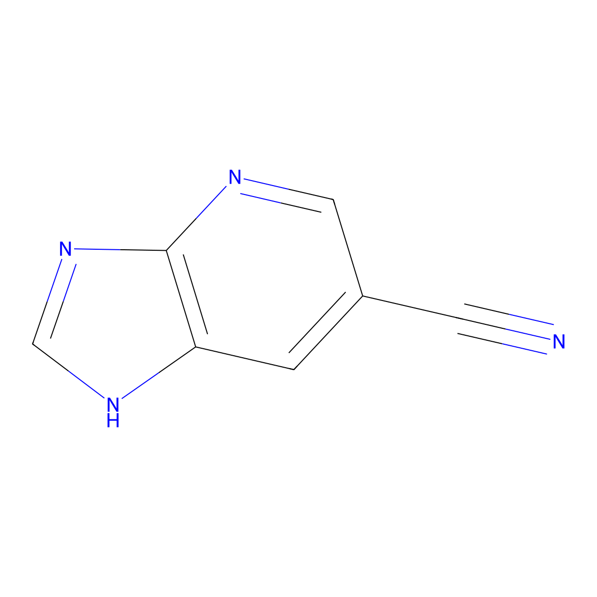 3H-Imidazo[4,5-b]pyridine-6-carbonitrile molecular structure, CAS 773884-58-5