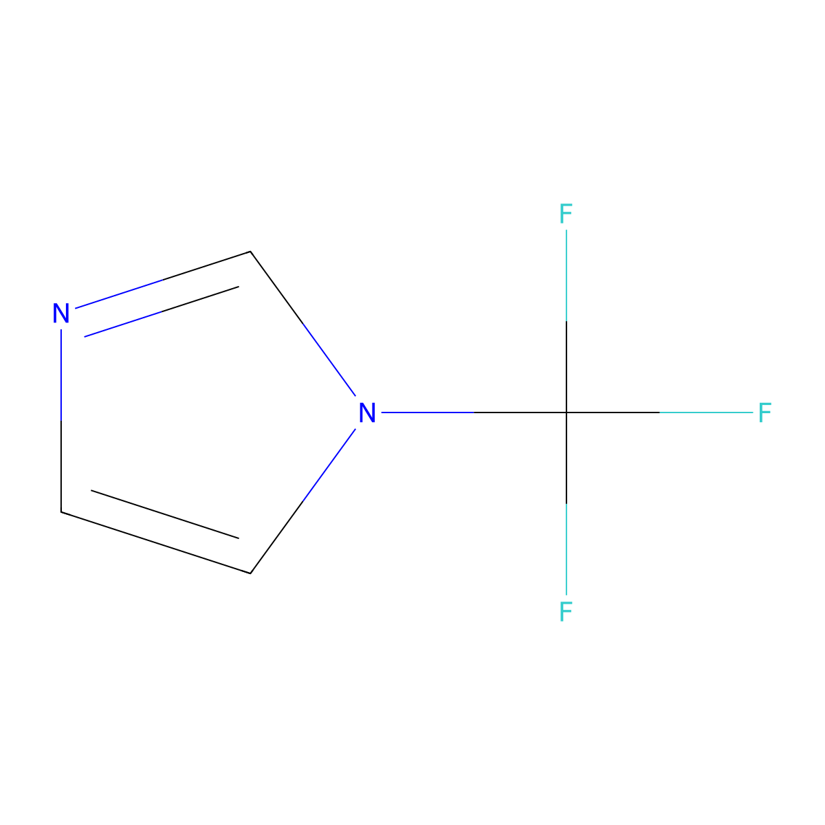 1-(trifluoromethyl)-1H-imidazole molecular structure, CAS 77392-77-9