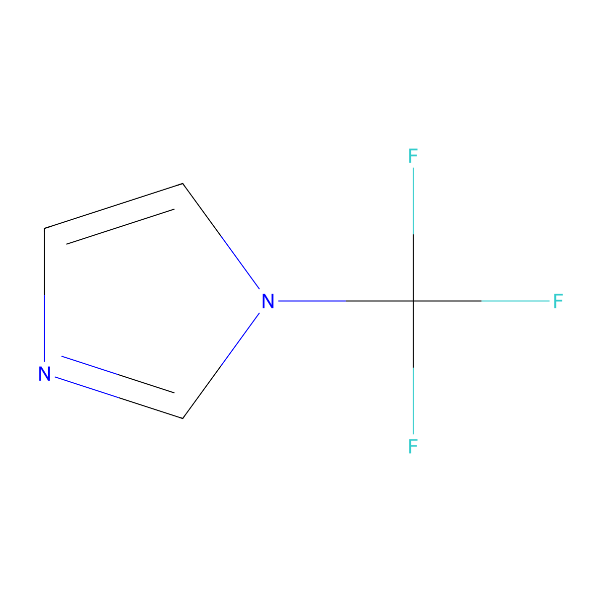 1-(trifluoromethyl)-1H-imidazole molecular structure, CAS 77392-77-9