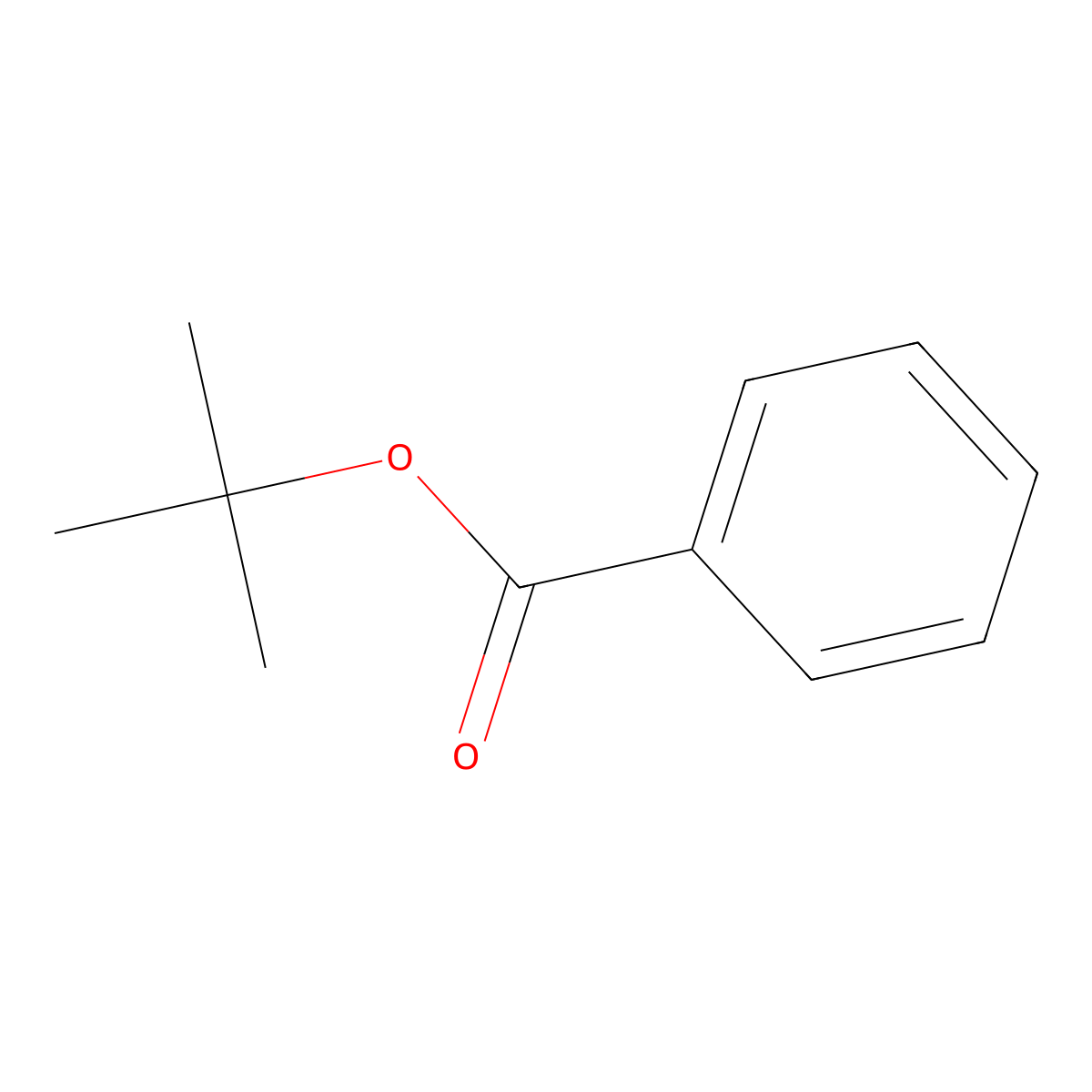 Tert-butyl benzoate molecular structure, CAS 774-65-2
