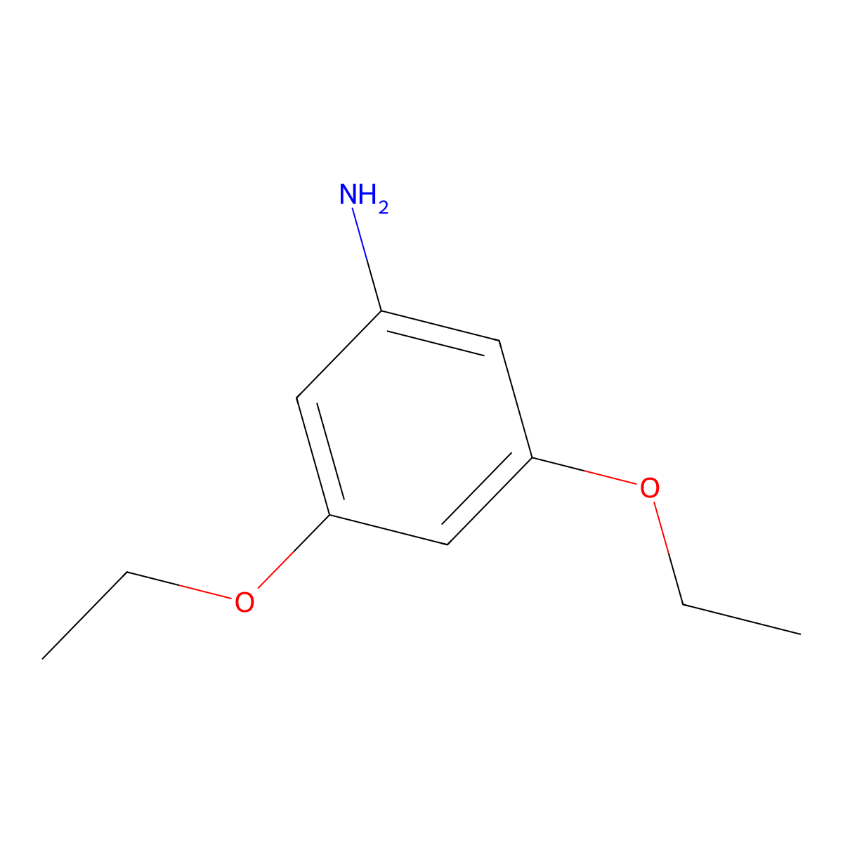 3,5-Diethoxyaniline molecular structure, CAS 77412-70-5