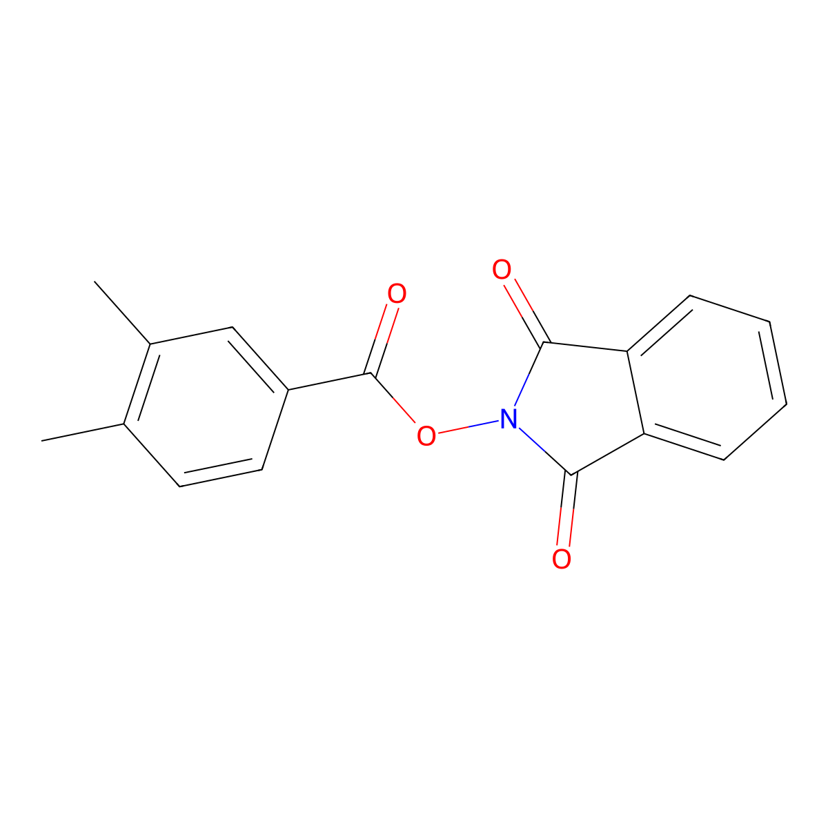 (1,3-Dioxoisoindol-2-yl) 3,4-dimethylbenzoate molecular structure, CAS 774186-81-1