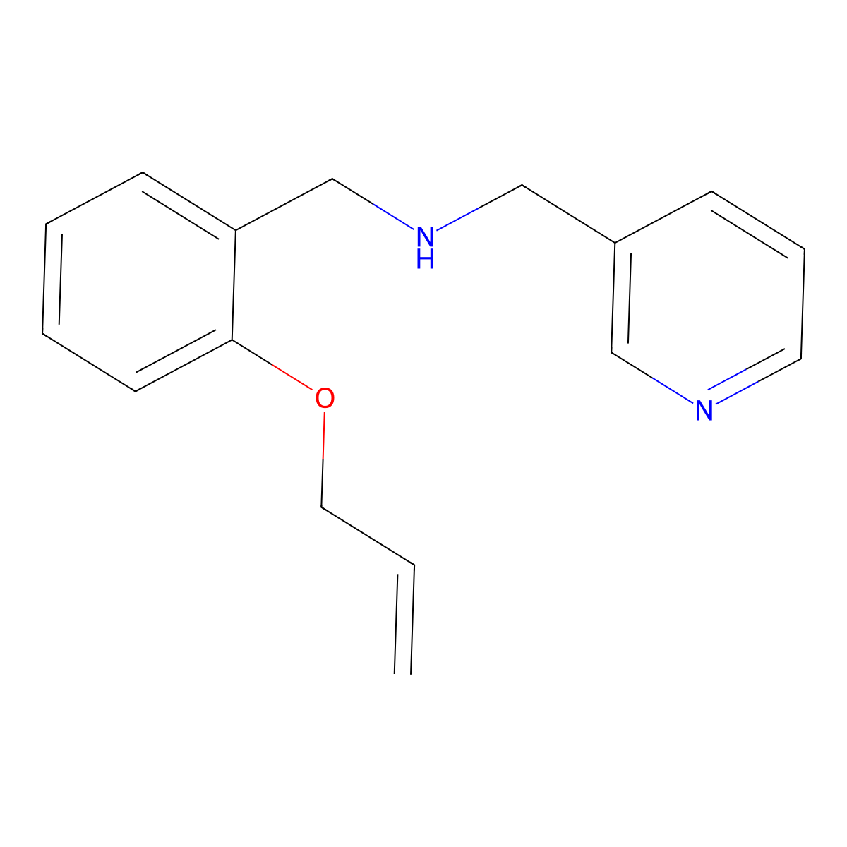 N-(2-(Allyloxy)benzyl)-1-(pyridin-3-yl)methanamine molecular structure, CAS 774190-46-4