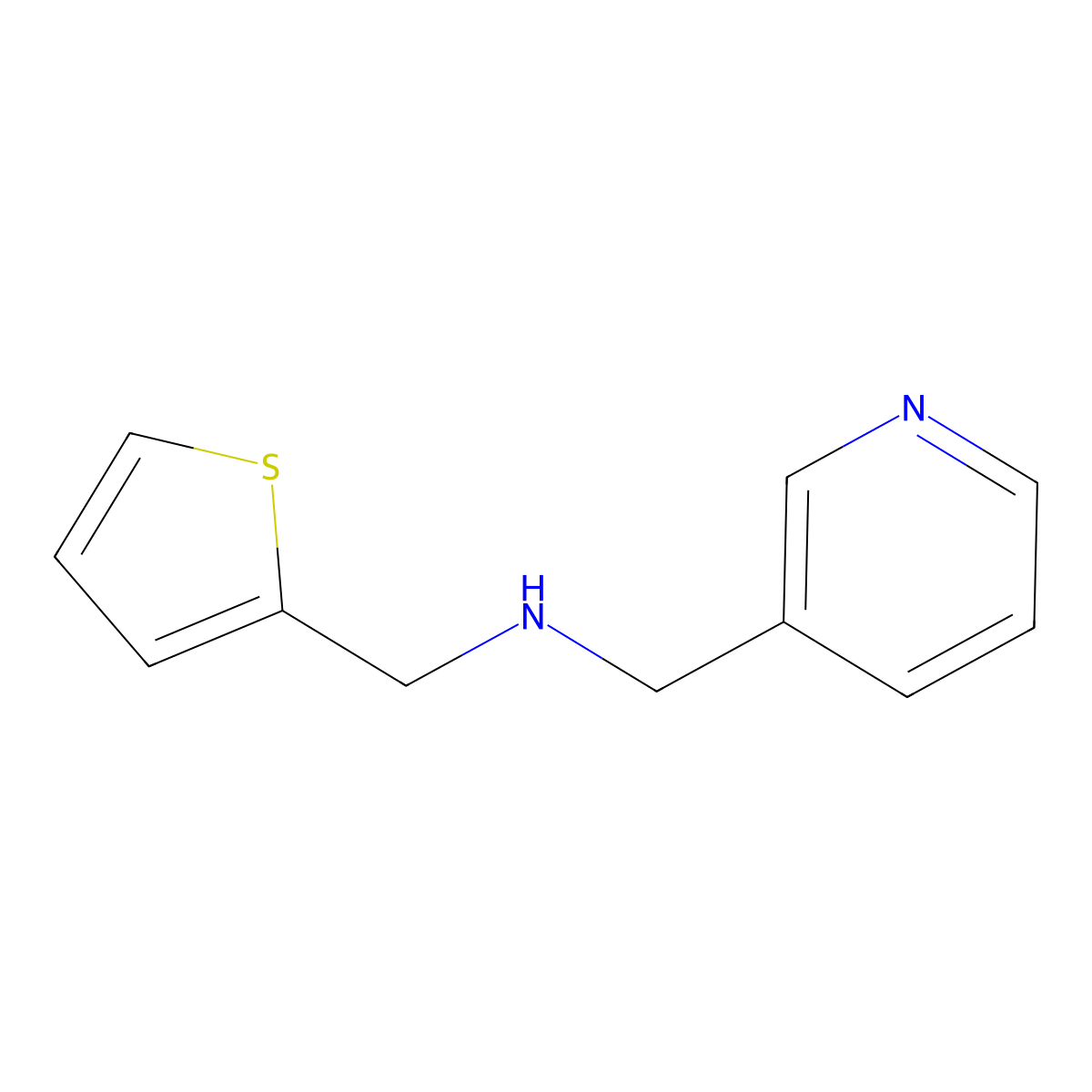 (Pyridin-3-ylmethyl)(thiophen-2-ylmethyl)amine molecular structure, CAS 774191-55-8
