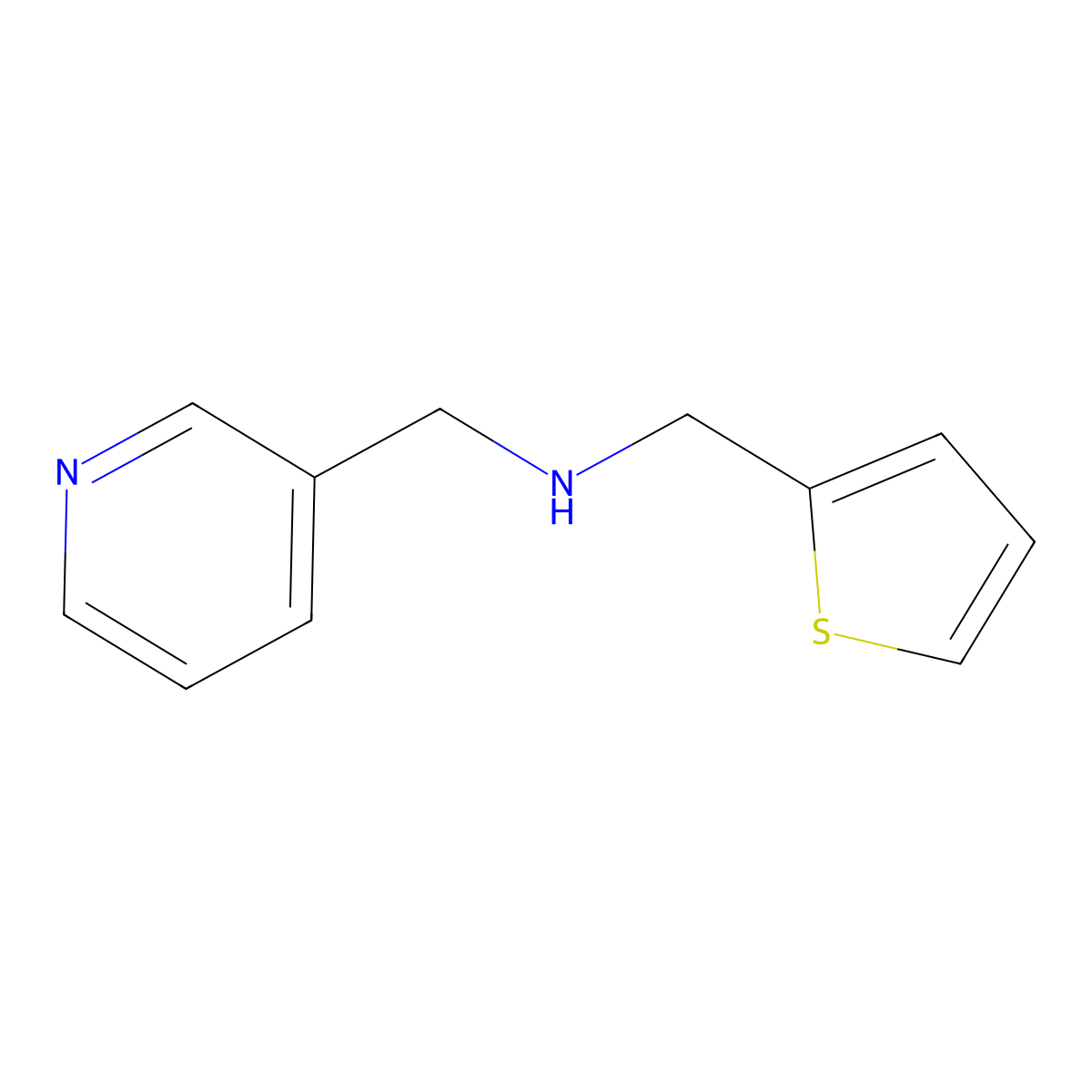 (Pyridin-3-ylmethyl)(thiophen-2-ylmethyl)amine molecular structure, CAS 774191-55-8
