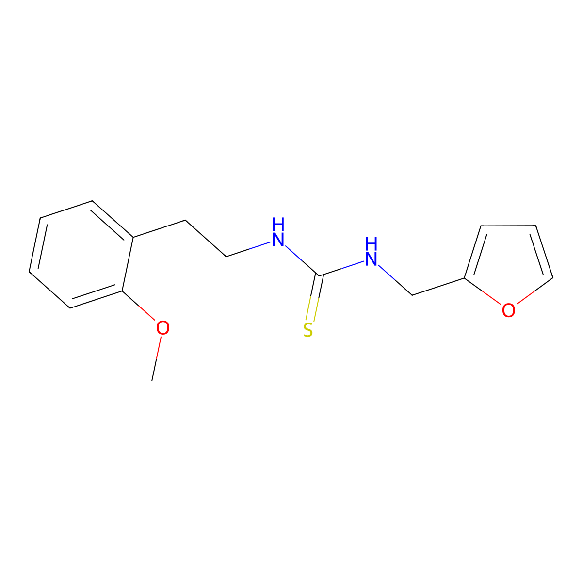 1-(Furan-2-ylmethyl)-3-[2-(2-methoxyphenyl)ethyl]thiourea molecular structure, CAS 774194-92-2