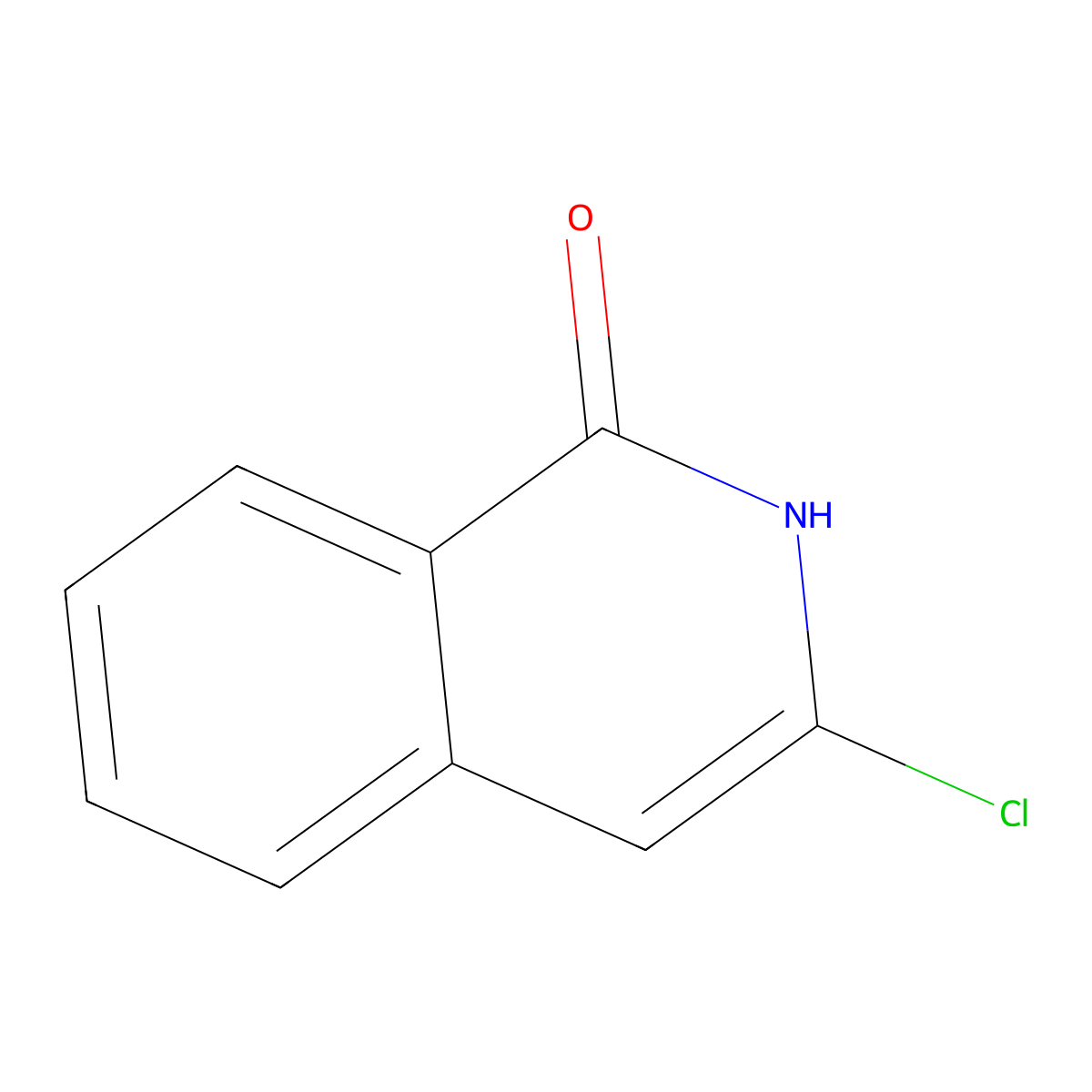 3-Chloro-1,2-dihydroisoquinolin-1-one molecular structure, CAS 7742-74-7