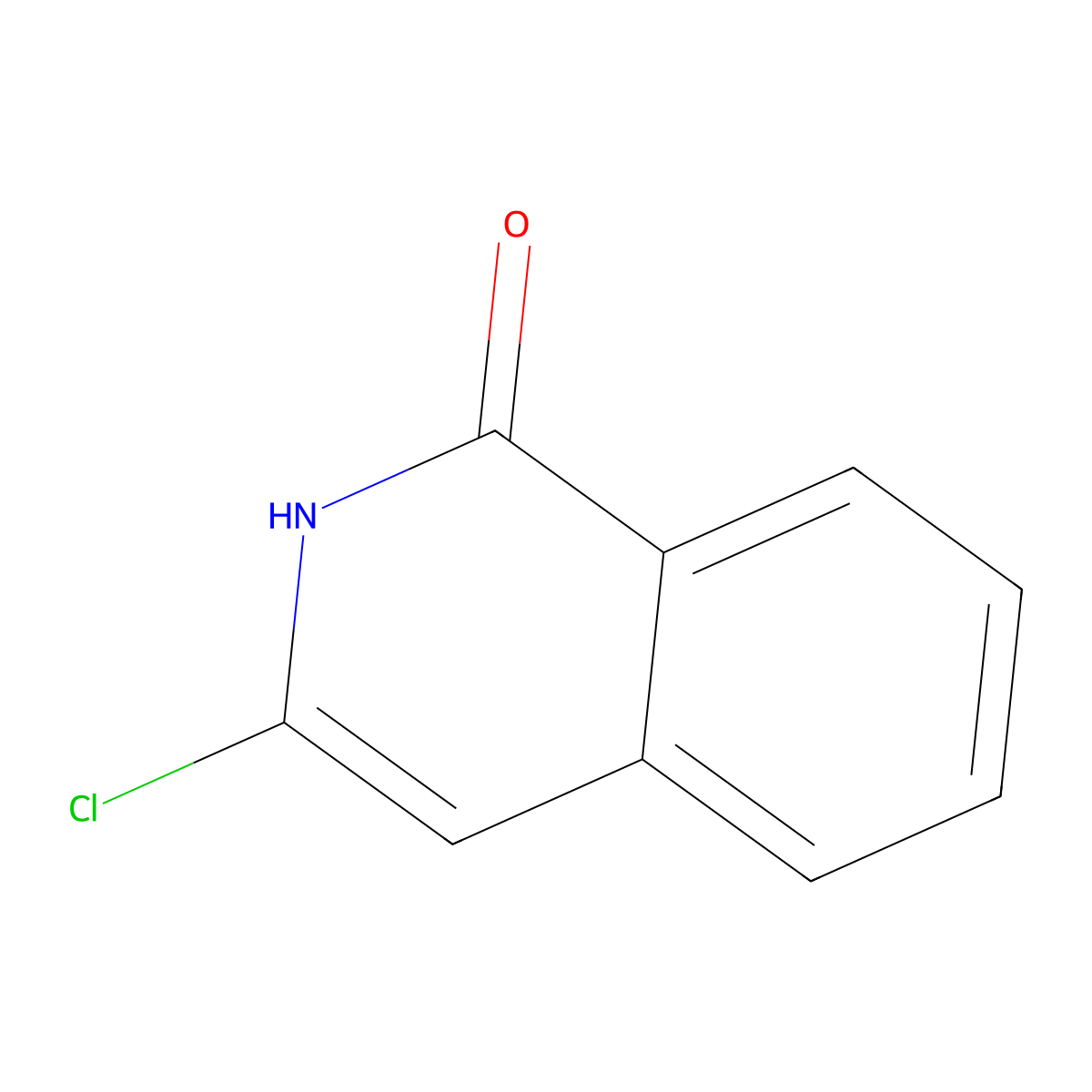 3-Chloro-1,2-dihydroisoquinolin-1-one molecular structure, CAS 7742-74-7