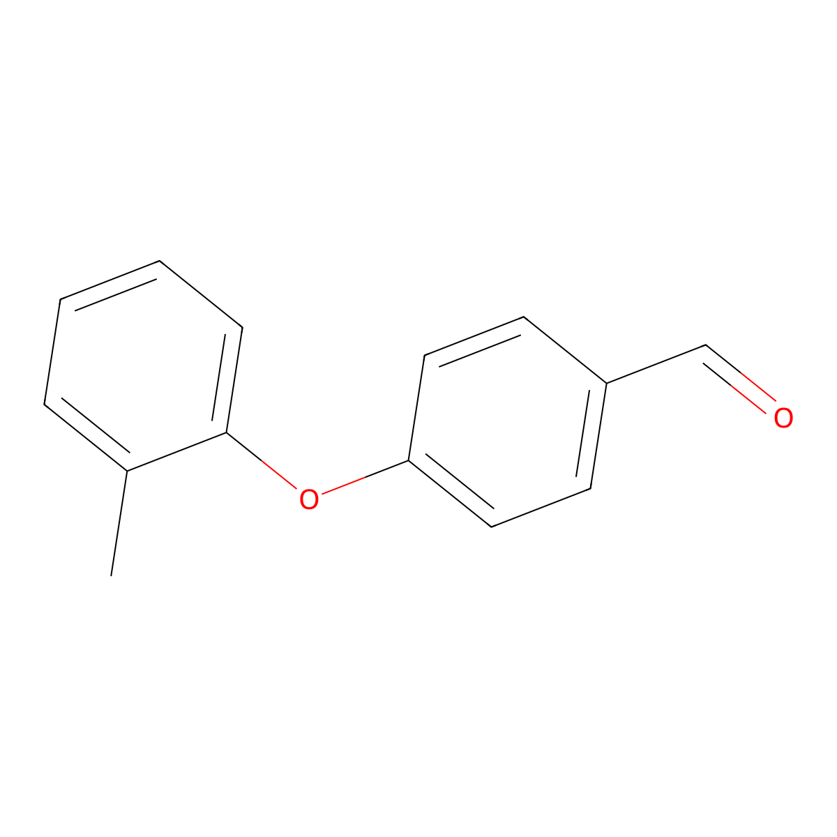 4-(2-Methylphenoxy)benzaldehyde molecular structure, CAS 77422-28-7