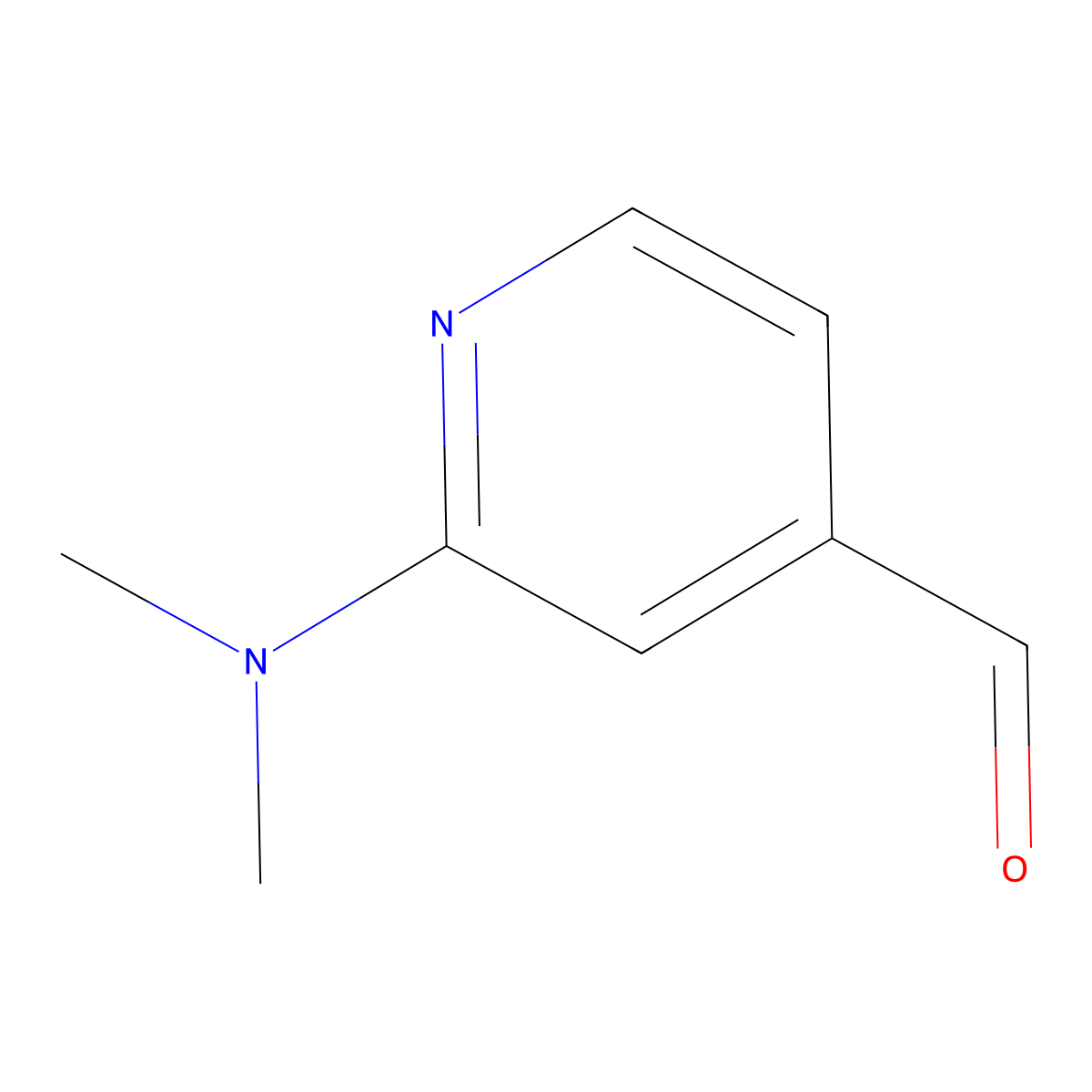 2-(Dimethylamino)pyridine-4-carbaldehyde molecular structure, CAS 774239-05-3