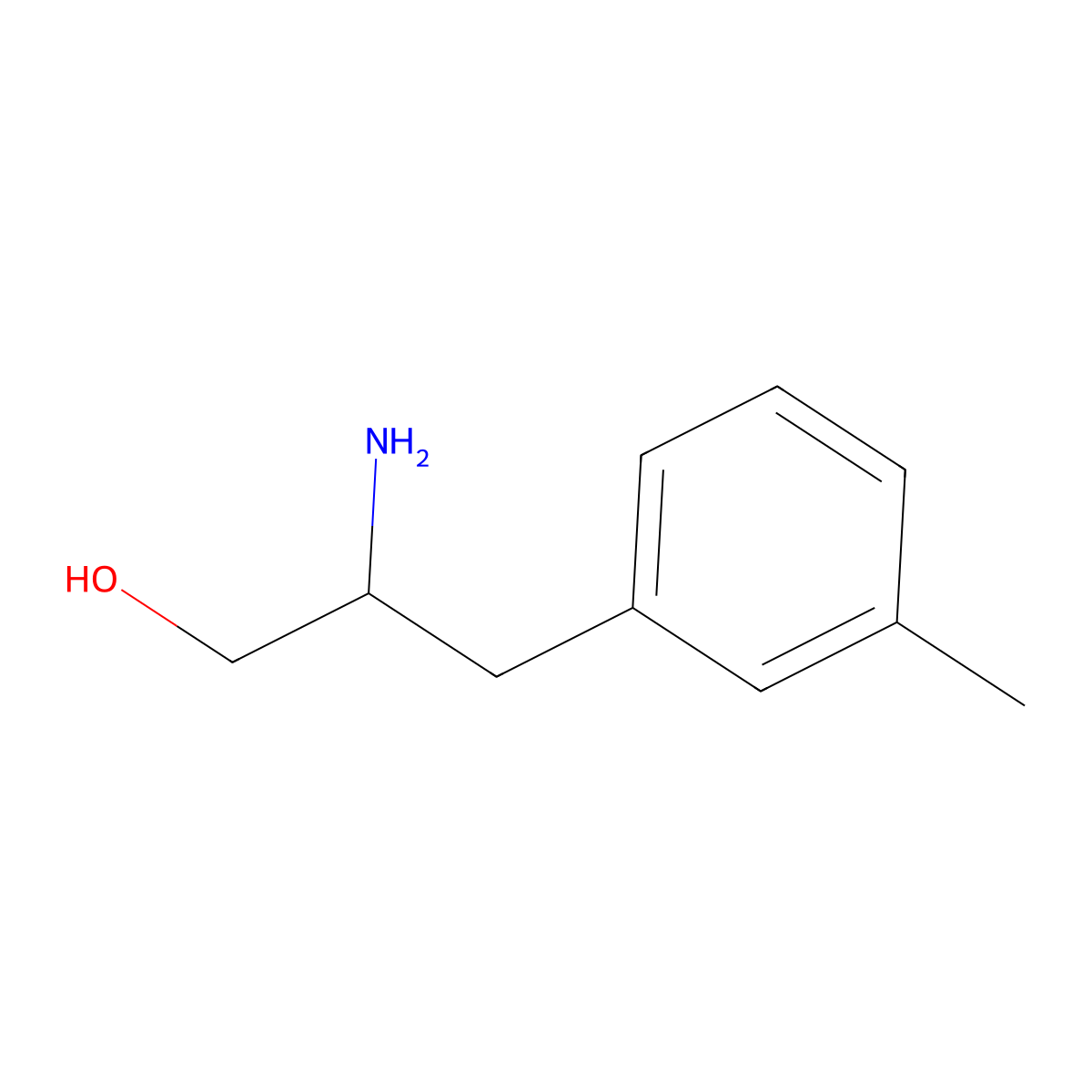 (R)-b-Amino-3-methylbenzenepropanol molecular structure, CAS 774243-64-0