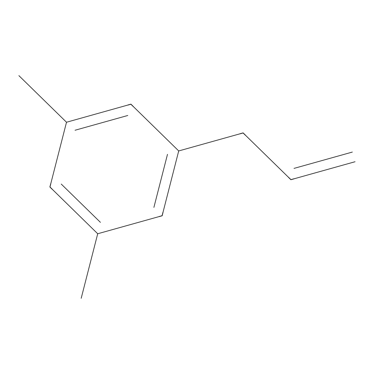 3-(3,5-Dimethylphenyl)-1-propene molecular structure, CAS 77446-17-4
