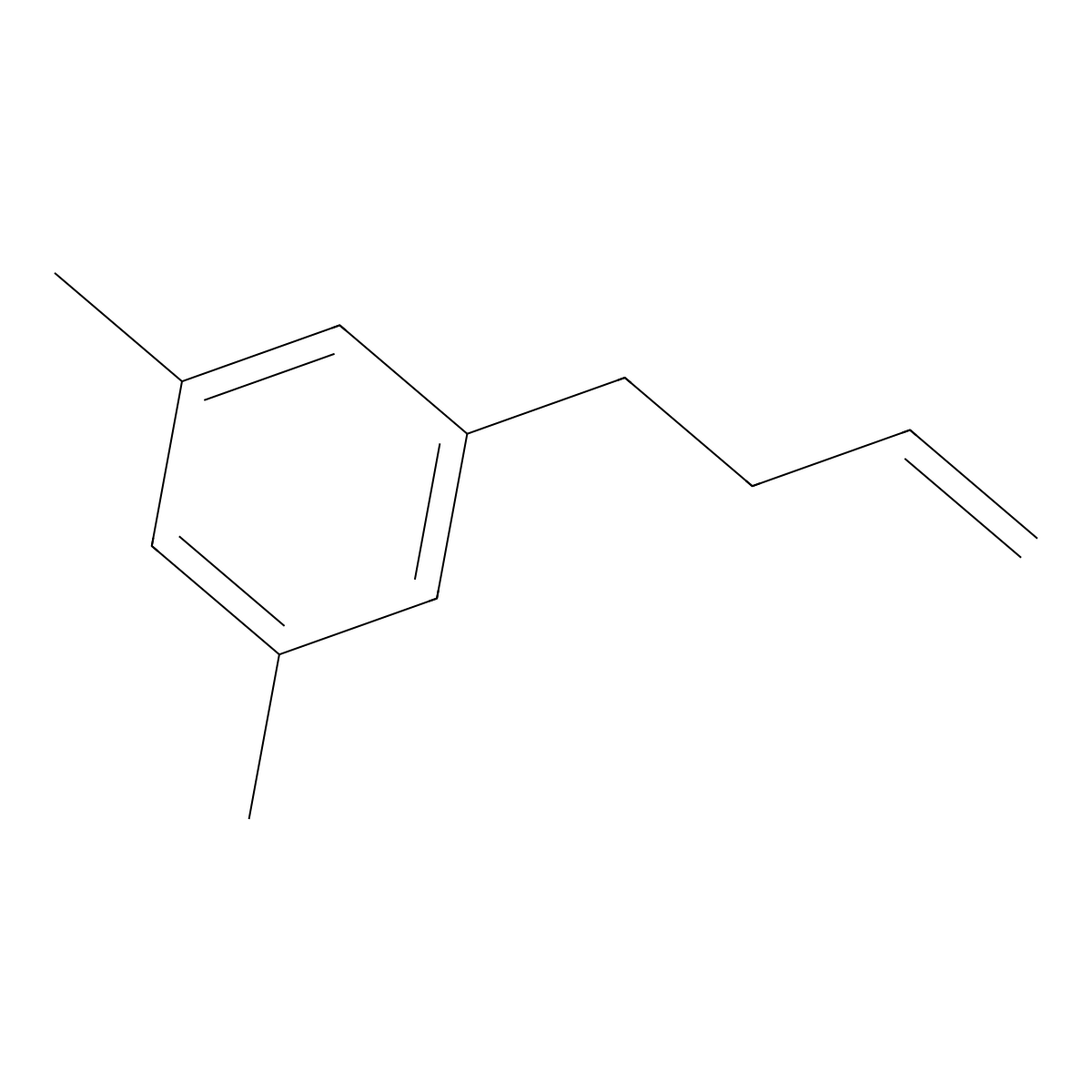 4-(3,5-Dimethylphenyl)-1-butene molecular structure, CAS 77446-28-7