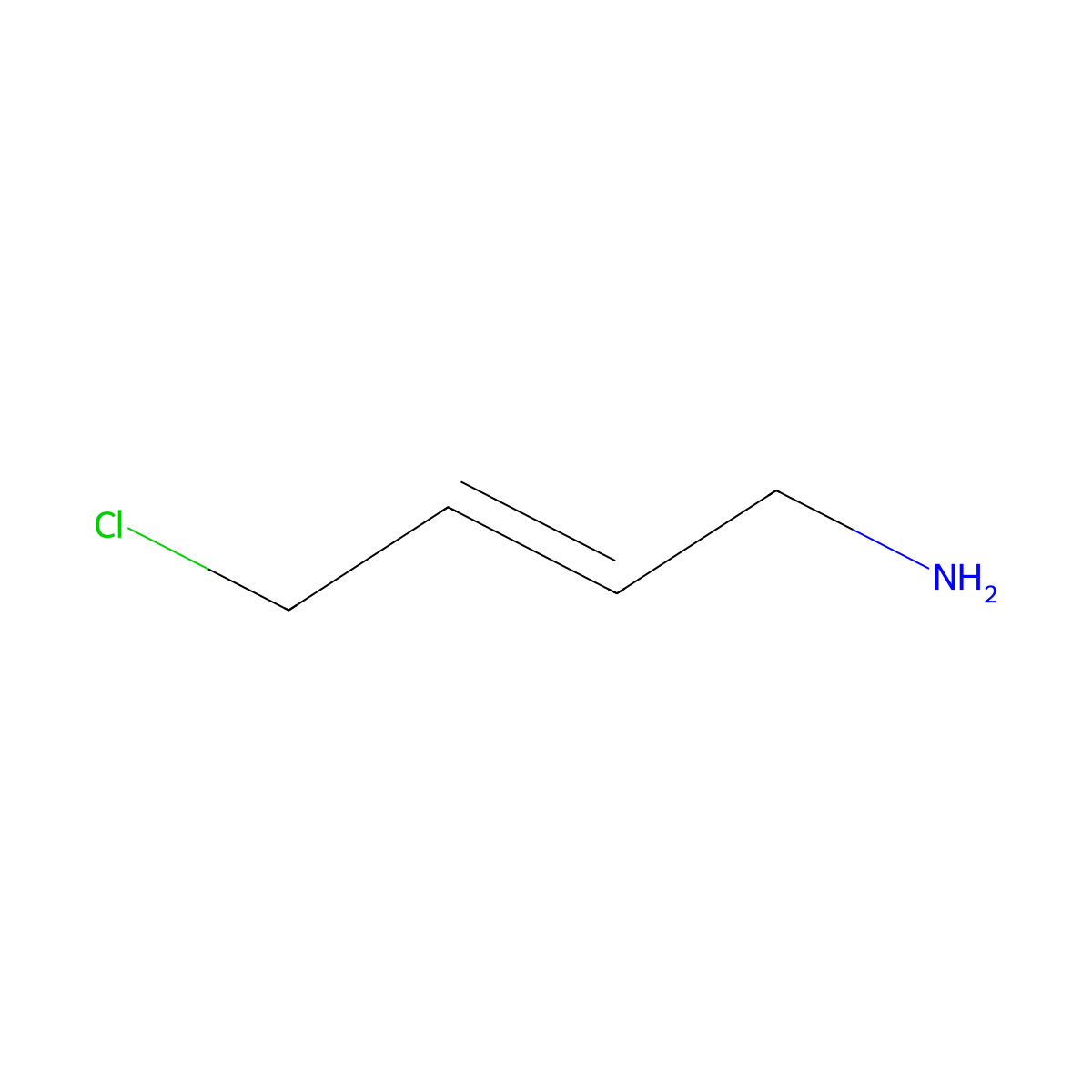 4-Chlorobut-2-en-1-amine molecular structure, CAS 774474-50-9