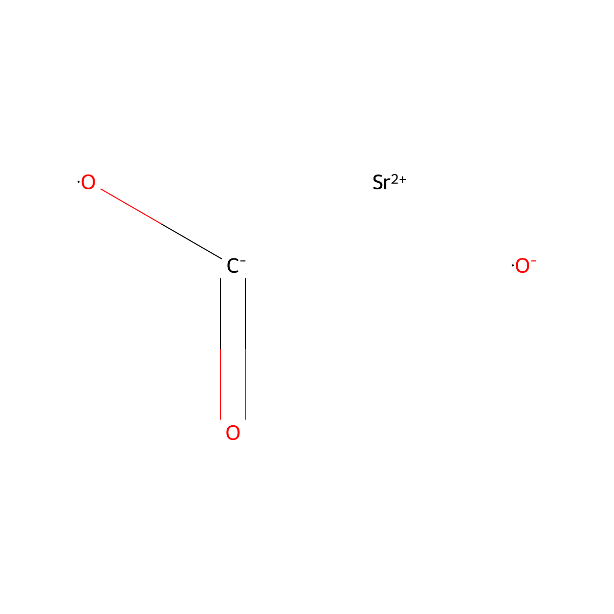 Strontium, [carbonato(2-)-O]- molecular structure, CAS 774475-32-0