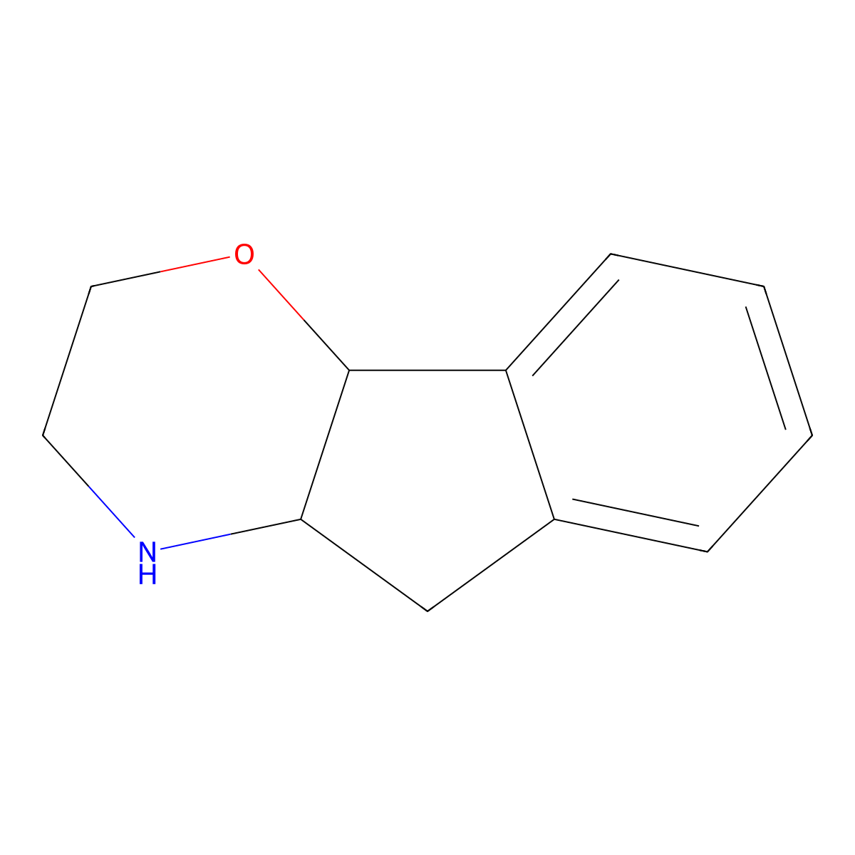 2H,3H,4H,4aH,5H,9bH-indeno[1,2-b]morpholine molecular structure, CAS 774476-49-2