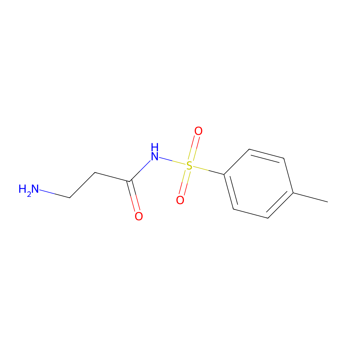 3-Amino-N-tosylpropanamide molecular structure, CAS 774478-18-1