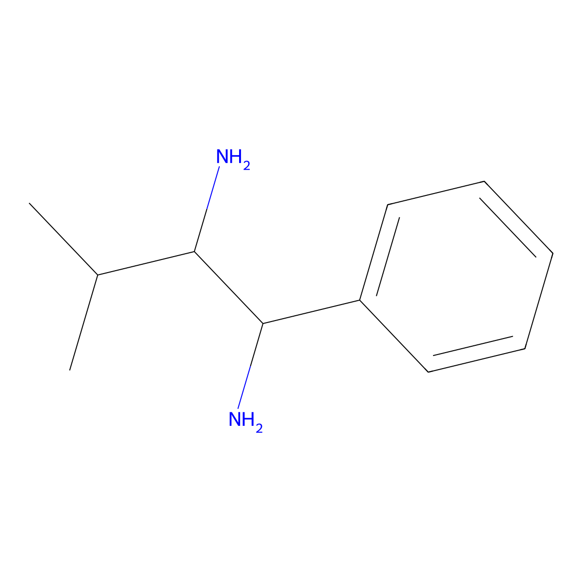 3-Methyl-1-phenylbutane-1,2-diamine molecular structure, CAS 774485-26-6