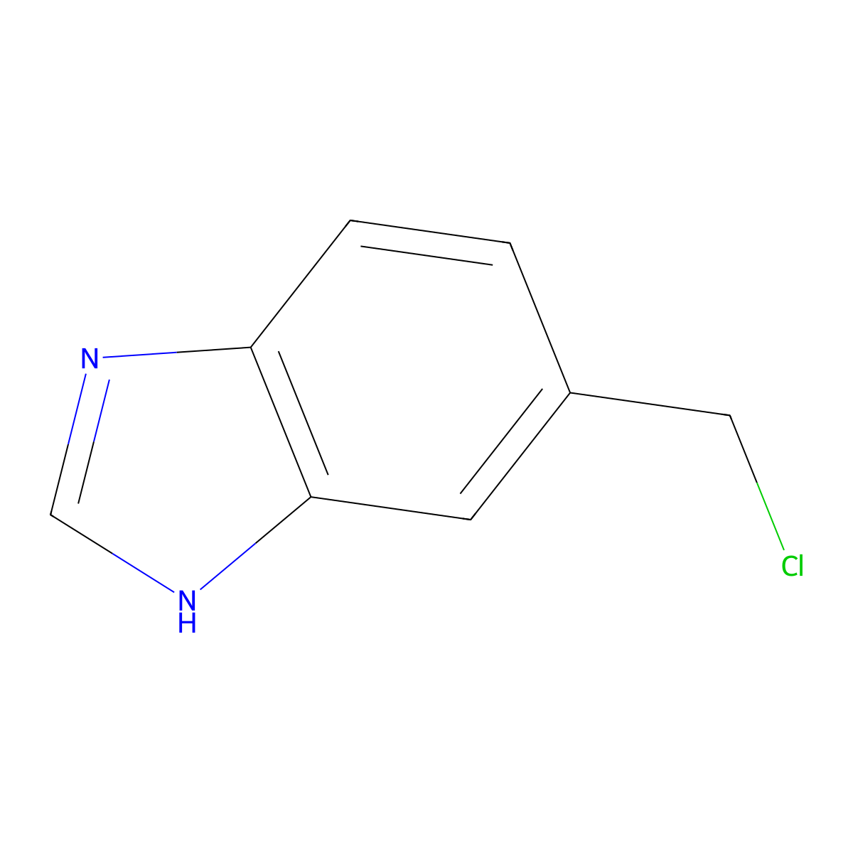 5-(Chloromethyl)-1H-benzo[d]imidazole molecular structure, CAS 774486-29-2