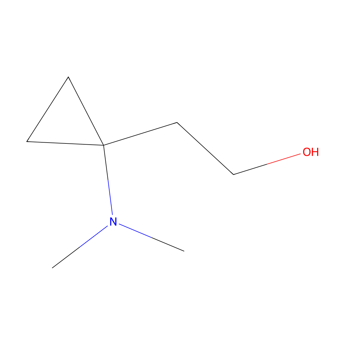 2-(1-(Dimethylamino)cyclopropyl)ethanol molecular structure, CAS 774530-46-0