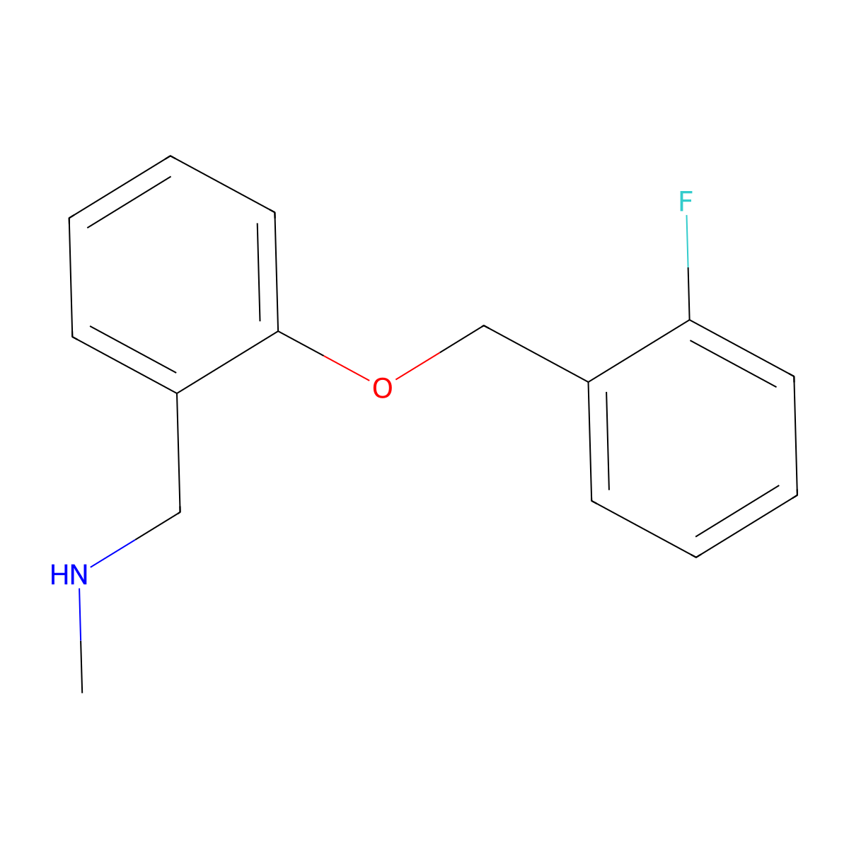 N-{2-[(2-fluorobenzyl)oxy]benzyl}-N-methylamine molecular structure, CAS 774547-32-9