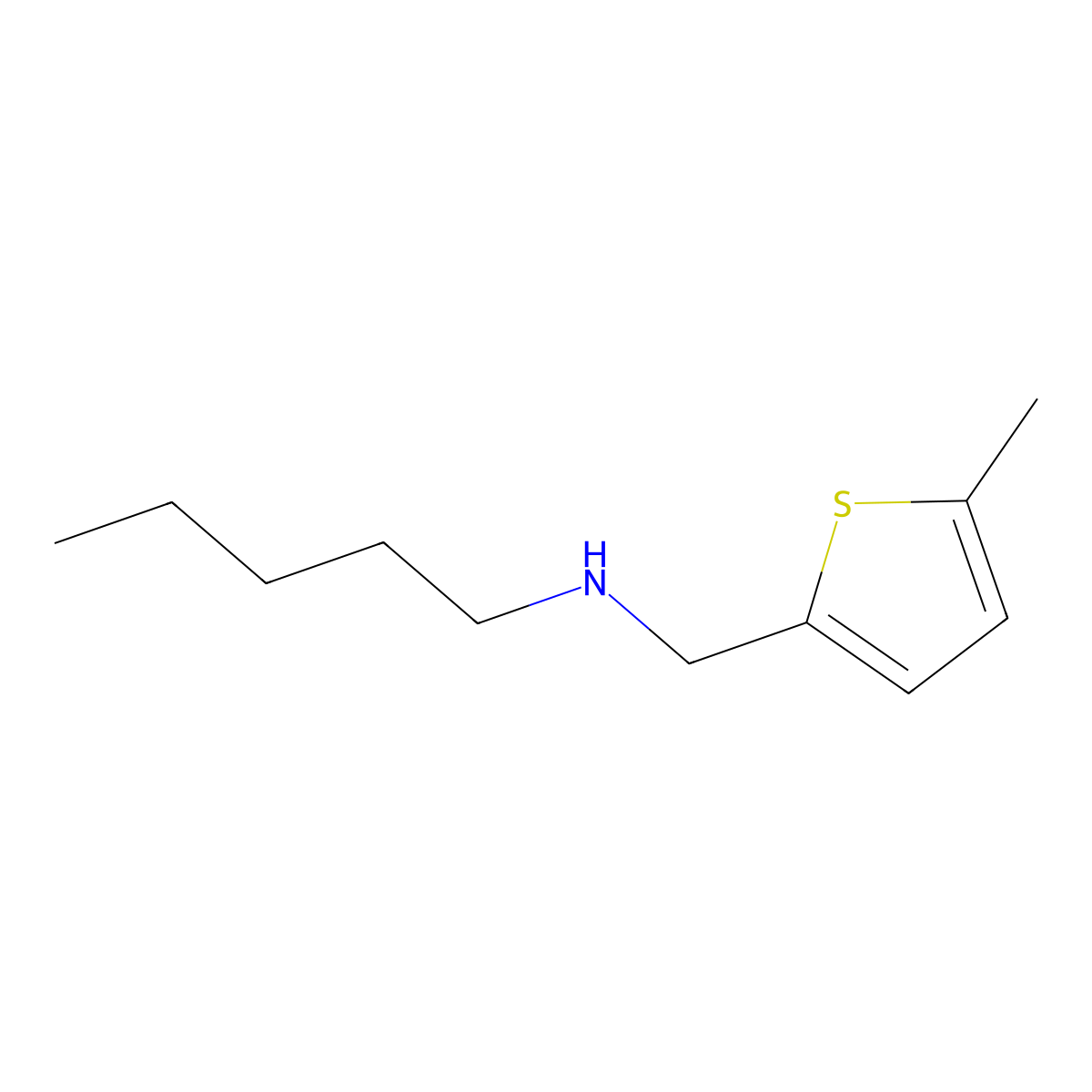 N-[(5-methylthiophen-2-yl)methyl]pentan-1-amine molecular structure, CAS 774547-38-5