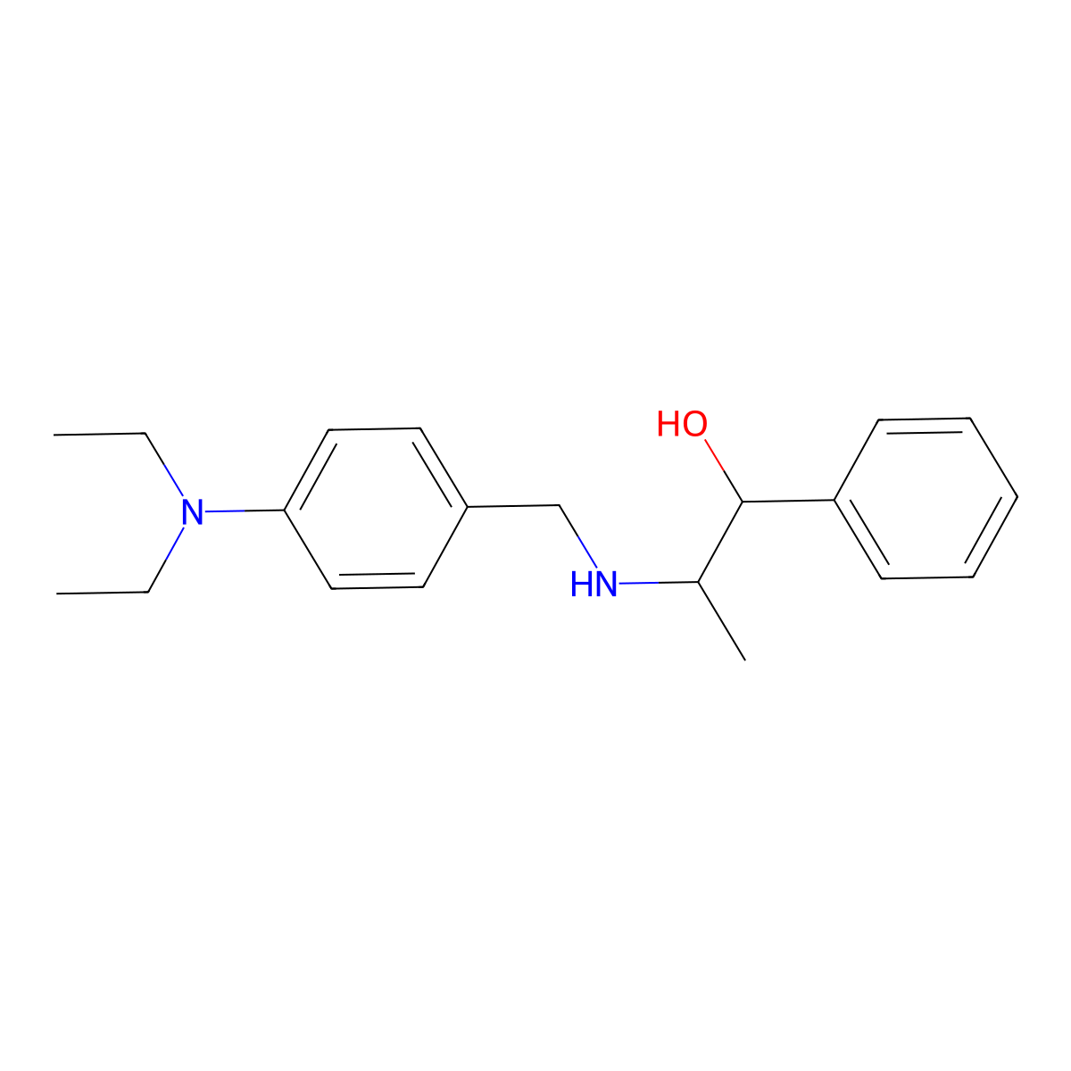 2-{[4-(Diethylamino)benzyl]amino}-1-phenylpropan-1-ol molecular structure, CAS 774550-95-7