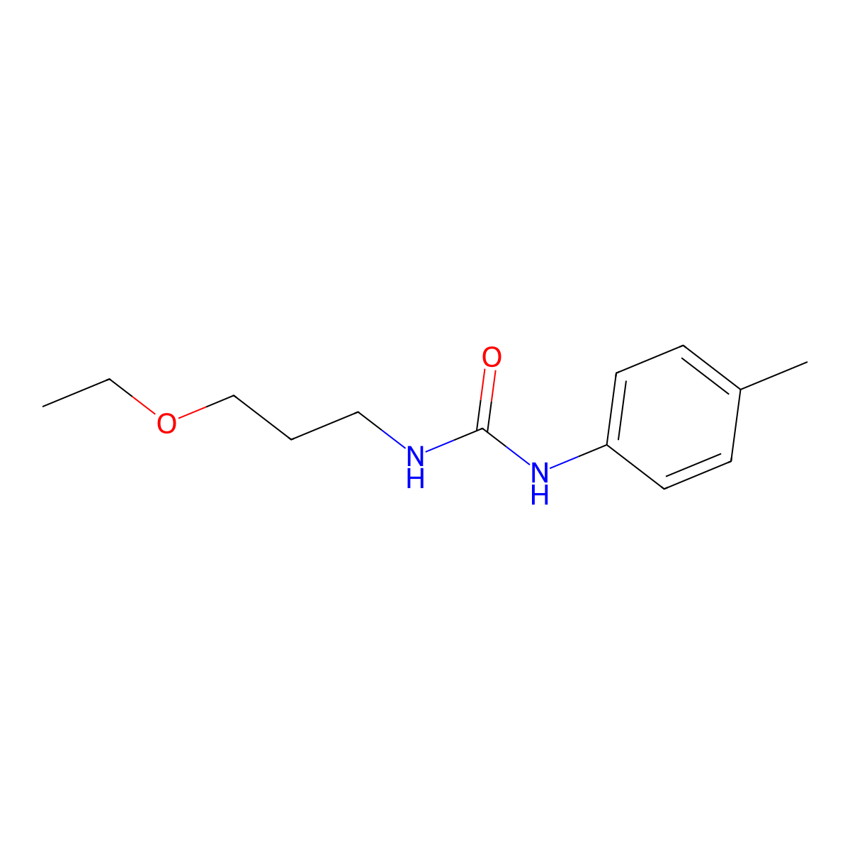 1-(3-Ethoxypropyl)-3-(4-methylphenyl)urea molecular structure, CAS 774552-04-4
