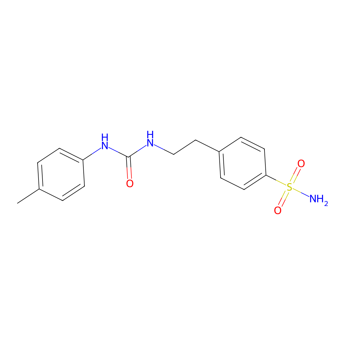 1-(4-Methylphenyl)-3-[2-(4-sulfamoylphenyl)ethyl]urea molecular structure, CAS 774552-36-2